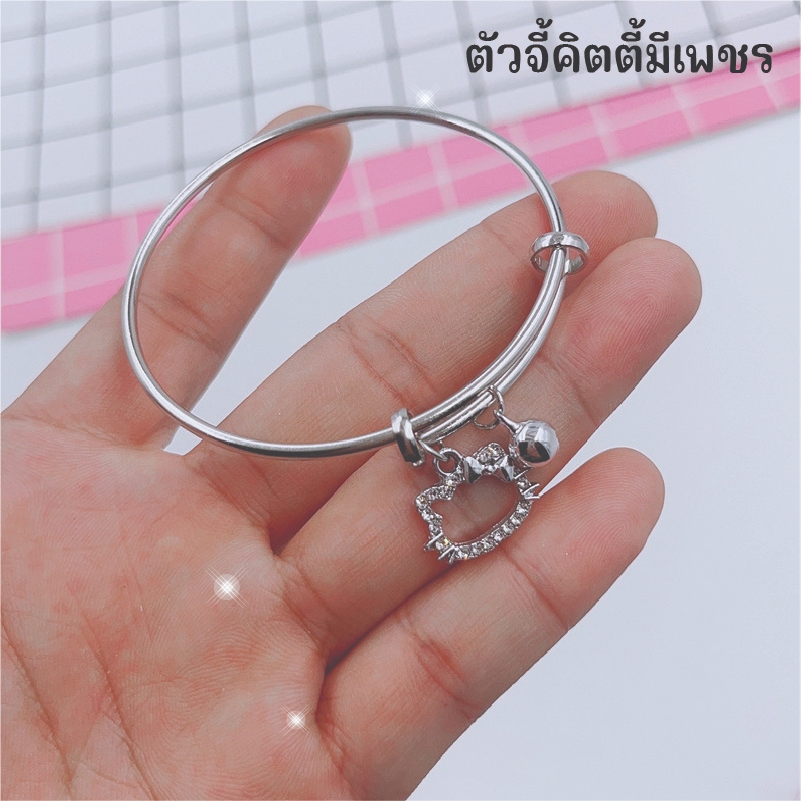 ร้านไทย ส่งถึงใน 3 วัน กำไลข้อมือ sanrio ลาย Kulomi Cinnamon Dog การ์ตูน เด็ก สไตล์ญี่ปุ่น เครื่องประดับ B85