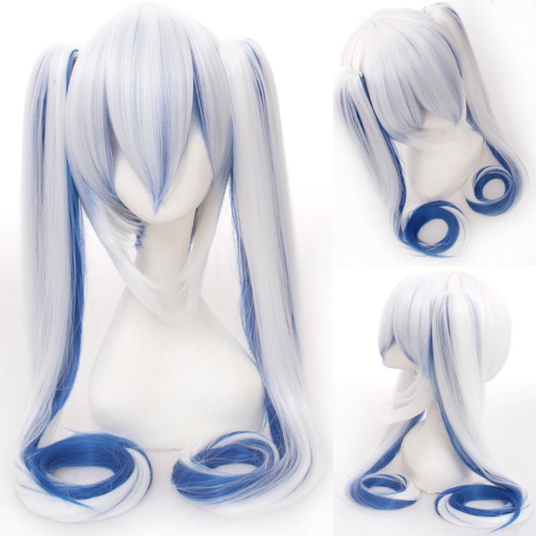 วิกผมยาว คอสเพลย์ Hatsune Miku ซากุระ สีสันสดใส สไตล์ญี่ปุ่น