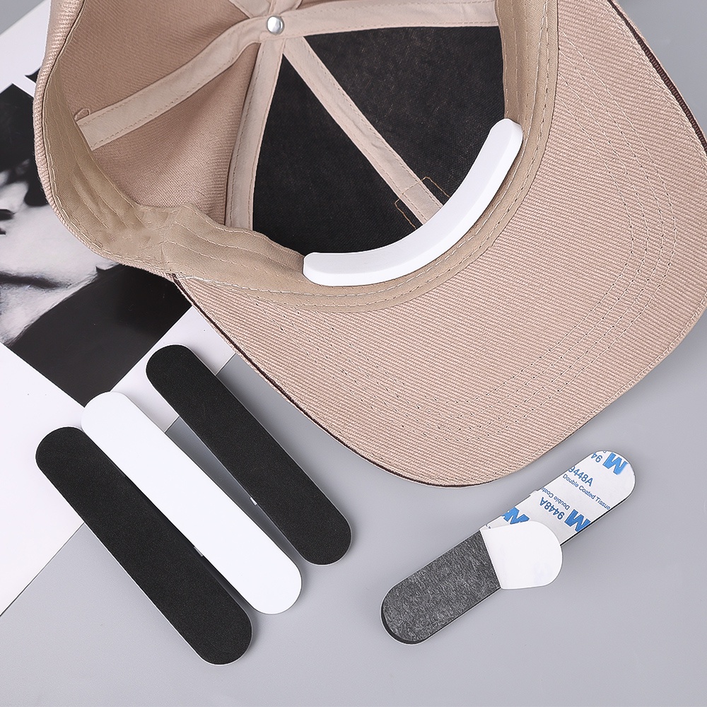 สติกเกอร์ลดขนาดหมวก มีกาวในตัว 5 ชิ้น / แผ่นด้านใน สําหรับฝึกฝนหมวก Unisex / อุปกรณ์ปรับขนาดหมวก