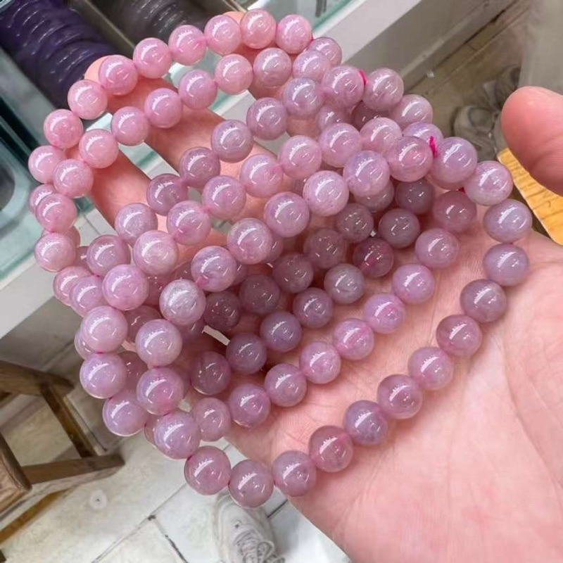 สร้อยข้อมือควอตซ์ ลาเวนเดอร์ โรสธรรมชาติ