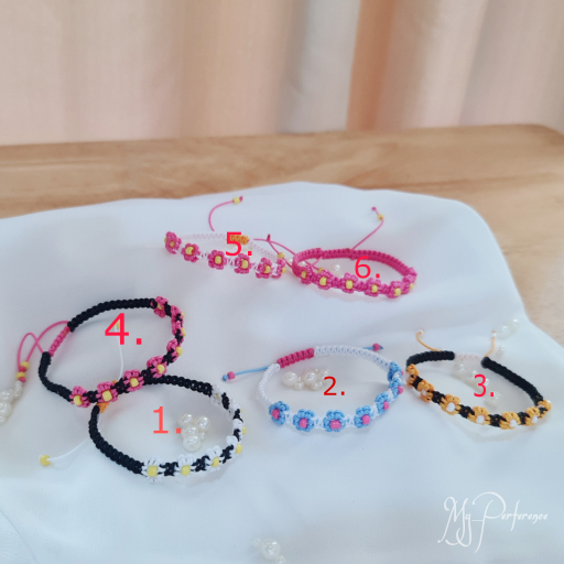 สร้อยข้อมือเชือกถัก ปรับได้ สร้อยข้อมือหลากสี เครื่องประดับแฟชั่น กำไลข้อมือ