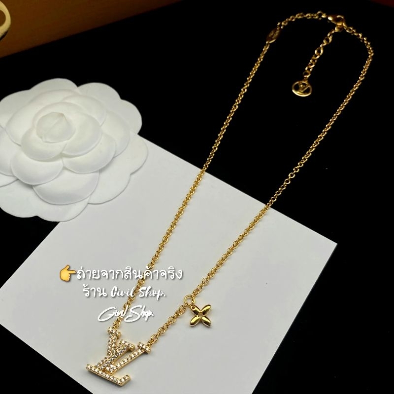 สร้อยคอL V สร้อยเพชร Ori 1.1 (พร้อมส่งในไทย)แป๊ะทุกจุด