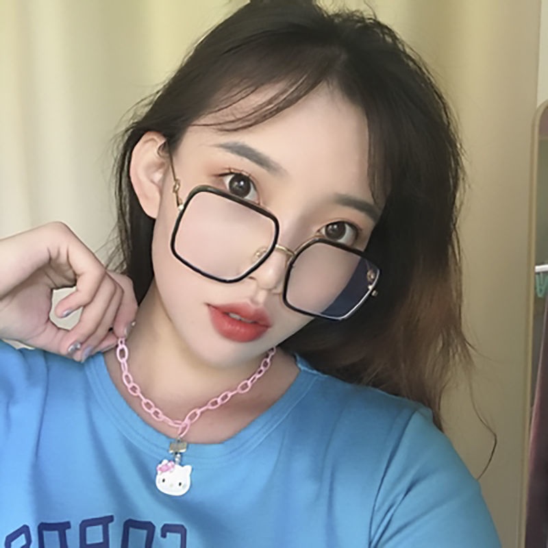 สร้อยคอโซ่ จี้การ์ตูนแมว KT สีชมพู เครื่องประดับ สําหรับผู้หญิง