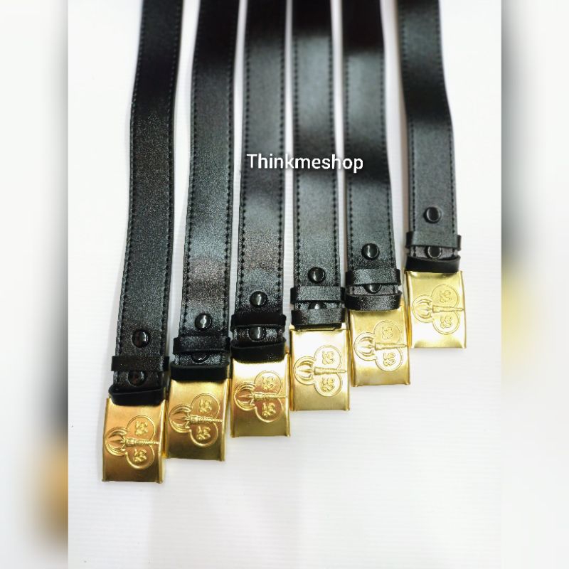สายเข็มขัดเย็บขอบ+หัวเนตรนารี(1โหล) สายเข็มขัดเย็บขอบ+หัวยุวกาชาด(1โหล)