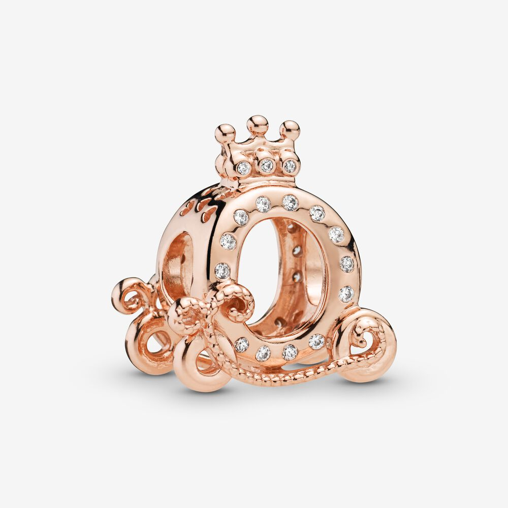 [ส่งจากกรุงเทพ]Pandora สร้อยคอ สร้อยคอพร้อมจี้ แฟชั่น Shining Crown Carriage Necklace ของขวัญสำหรับคนพิเศษ ของแท้ 100%