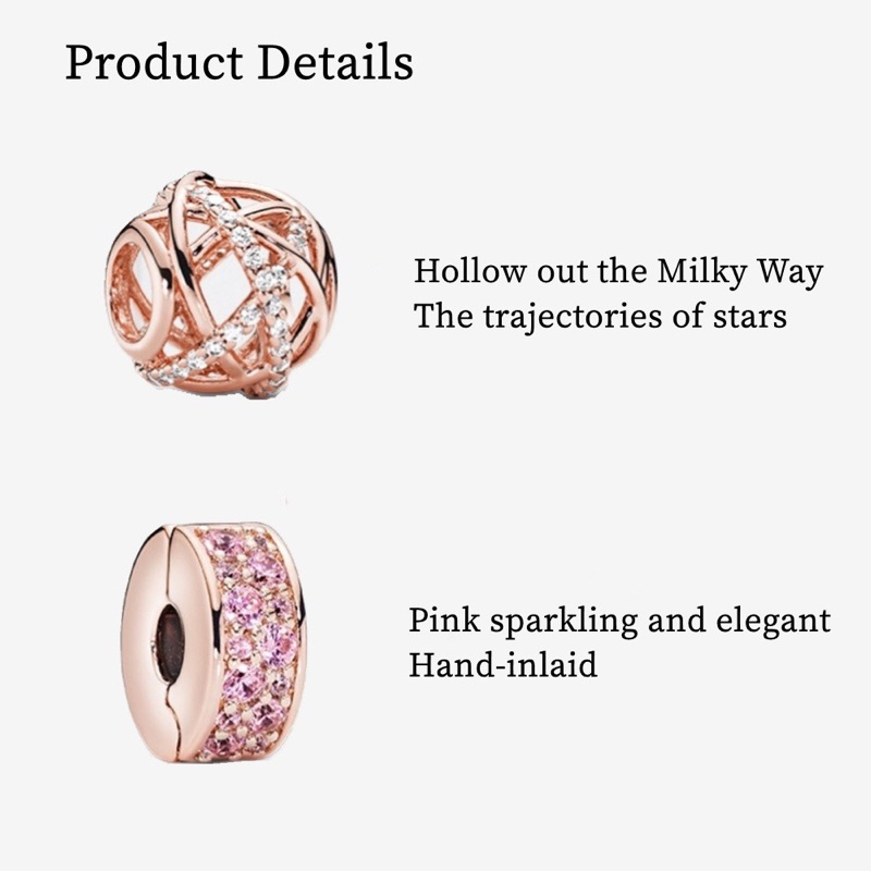 [ส่งจากกรุงเทพ]Pandora เงิน925 สร้อยข้อมือ กำไล ลูกปัดอัญมณี สร้อยข้อมือคู่ Crown Carriage Bracelet ของแท้ 100%