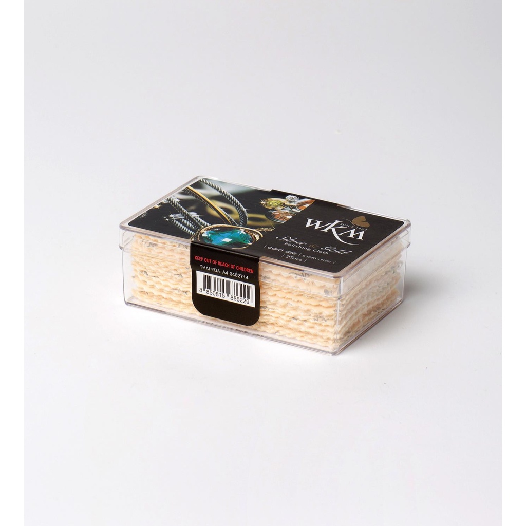 ส่งเร็ว ผ้าเช็ดเครื่องประดับ ทองแท้ cotton100%  ผ้าขัดเงิน  เเพลทตินัม กรอบพระ เลสเงิน WKM