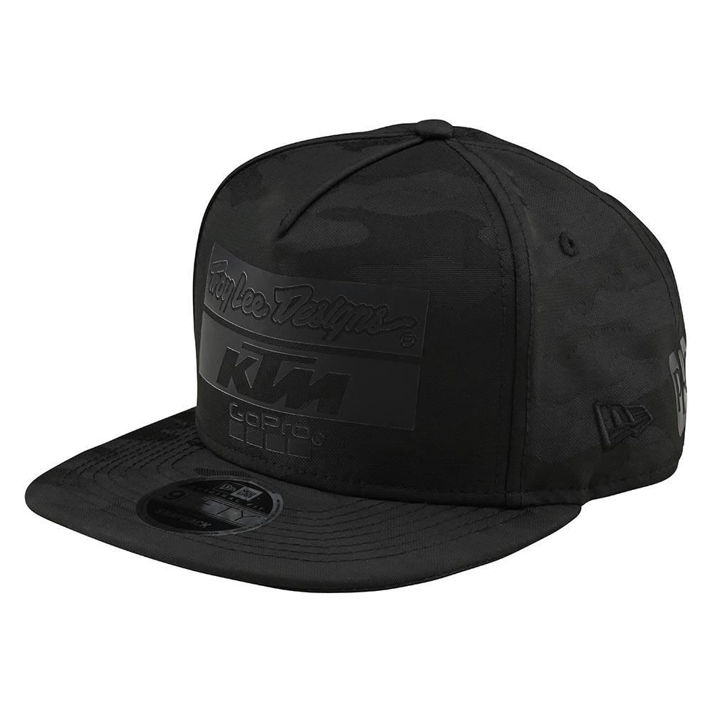 หมวก Caps Snapback พิมพ์ลายสีดําสําหรับขี่รถจักรยานยนต์