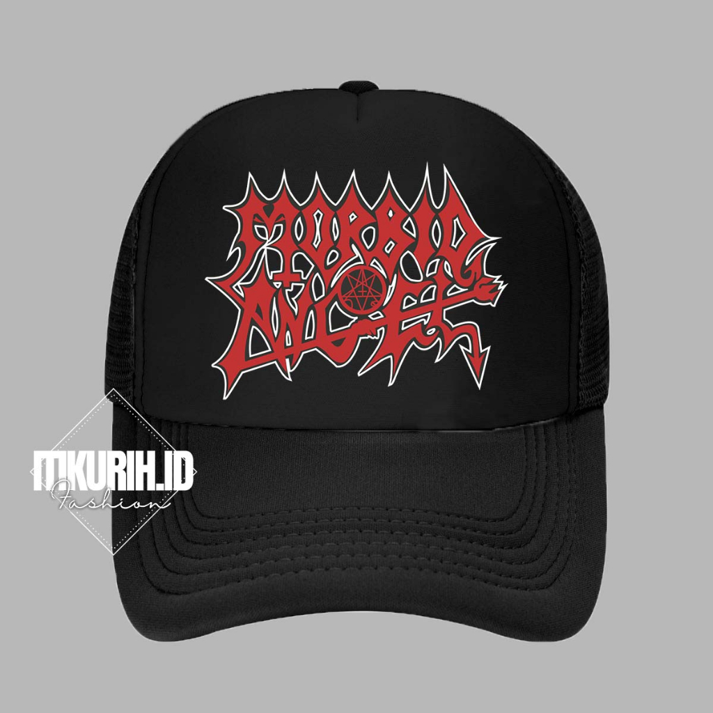 หมวกตาข่าย พิมพ์ลาย MORBID ANGEL คุณภาพดี
