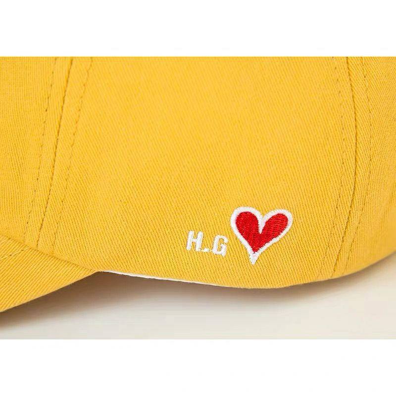 หมวกแก๊ปเบสบอล ปัก HG หัวใจ (มี 5 สี) หมวกแก๊ป