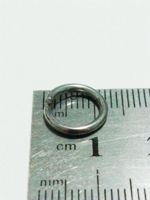 ห่วงสแตนเลส แท้ ขนาด 11mm. ชุดละ 25 ห่วง สำหรับห้อยพระ จี้ ไม่ลอกไม่ดำ