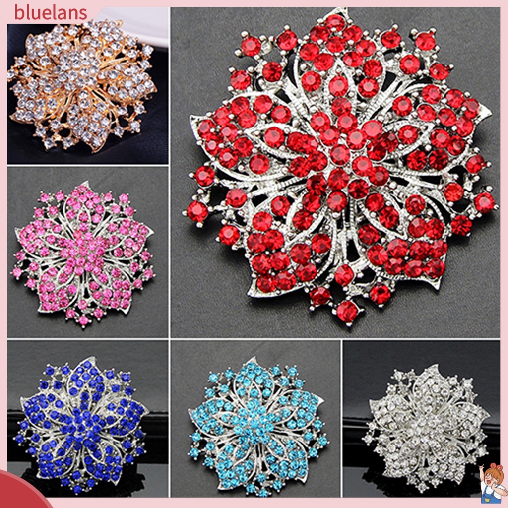 เข็มกลัดทรงกลมชุบเงินลายดอกไม้ Es Pin
