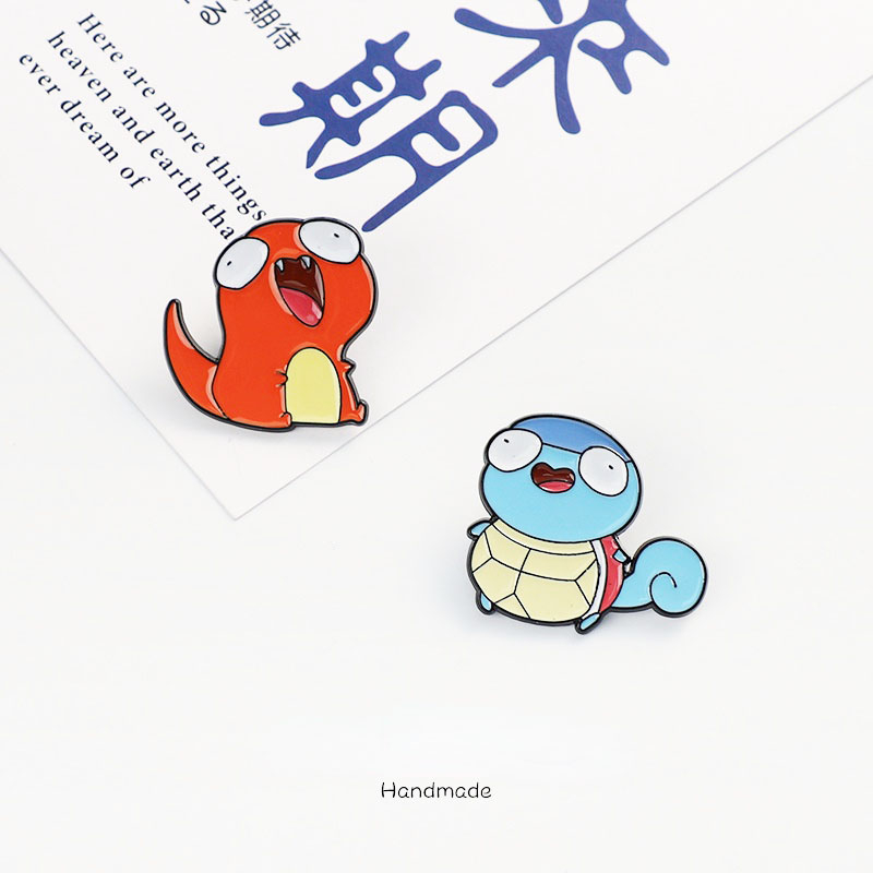 เข็มกลัดโปเกมอน ปิกาจู charizardcharmander การ์ตูนเข็ม ตกแต่งเด็ก pin ของขวัญของเล่น