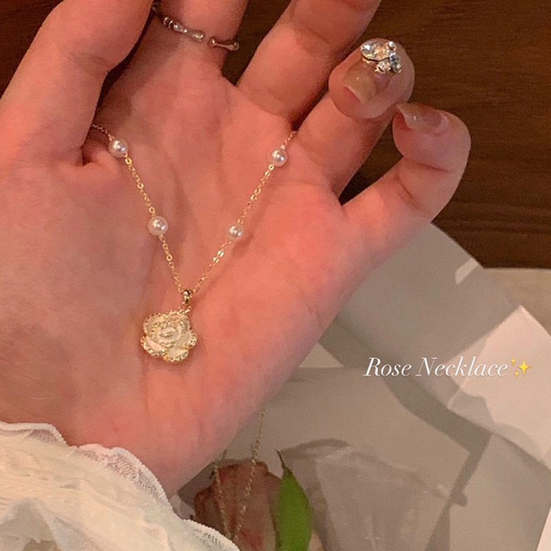 เครื่องประดับ สร้อยคอ สร้อยข้อมือ ประดับไข่มุก คุณภาพสูง แฟชั่นเกาหลี สําหรับผู้หญิง