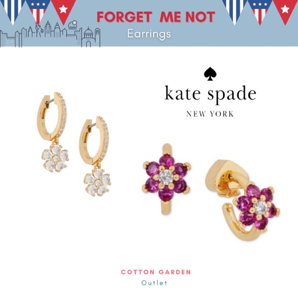 แท้ ตุ้มหู เคท Spade New York หลากหลายแบบ
