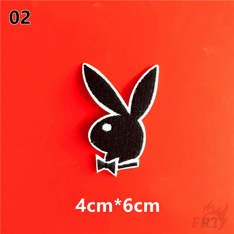 แผ่นปักโลโก้ แฟชั่น สำหรับรีดติดเสื้อผ้า DIY 1 ชิ้น (20 แบบ) (FBL-M008)