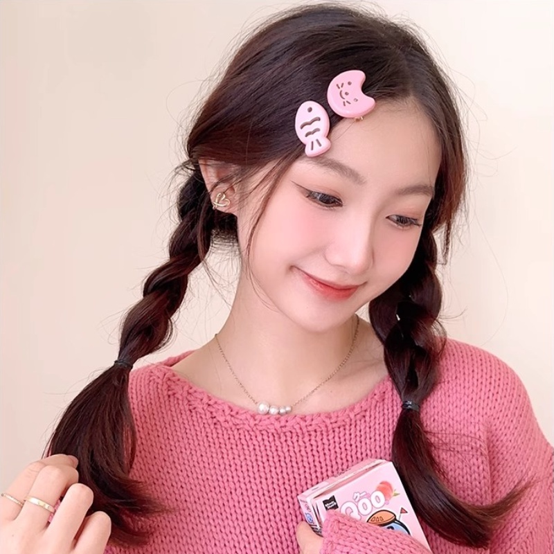 ใหม่ กิ๊บติดผมหน้าม้า ปลาน้อยน่ารัก เครื่องประดับผม แฟชั่นสําหรับผู้หญิง