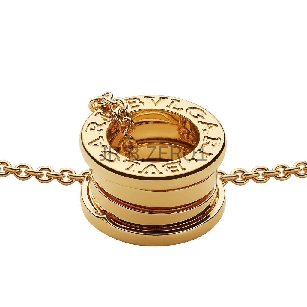 ใหม่ ขายดี B.zero1 สร้อยคอ พร้อมจี้ ทรงกลม ขนาดเล็ก สีเหลือง ทอง 18kt สีโรสโกลด์ 18kt 2021