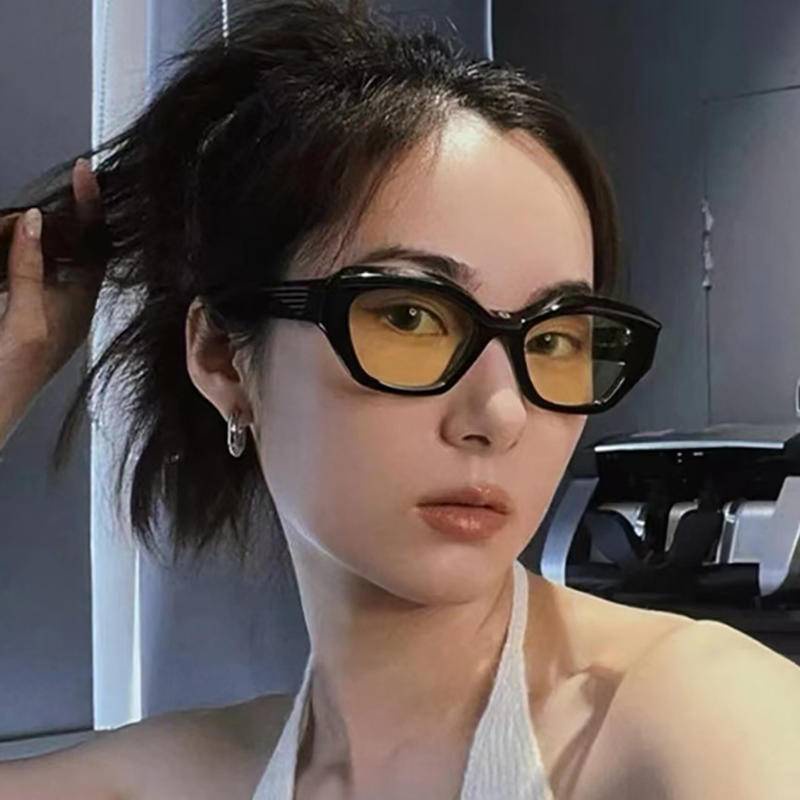 ใหม่ แว่นตากันแดด กรอบป้องกัน สไตล์เกาหลี สําหรับผู้ชาย และผู้หญิง