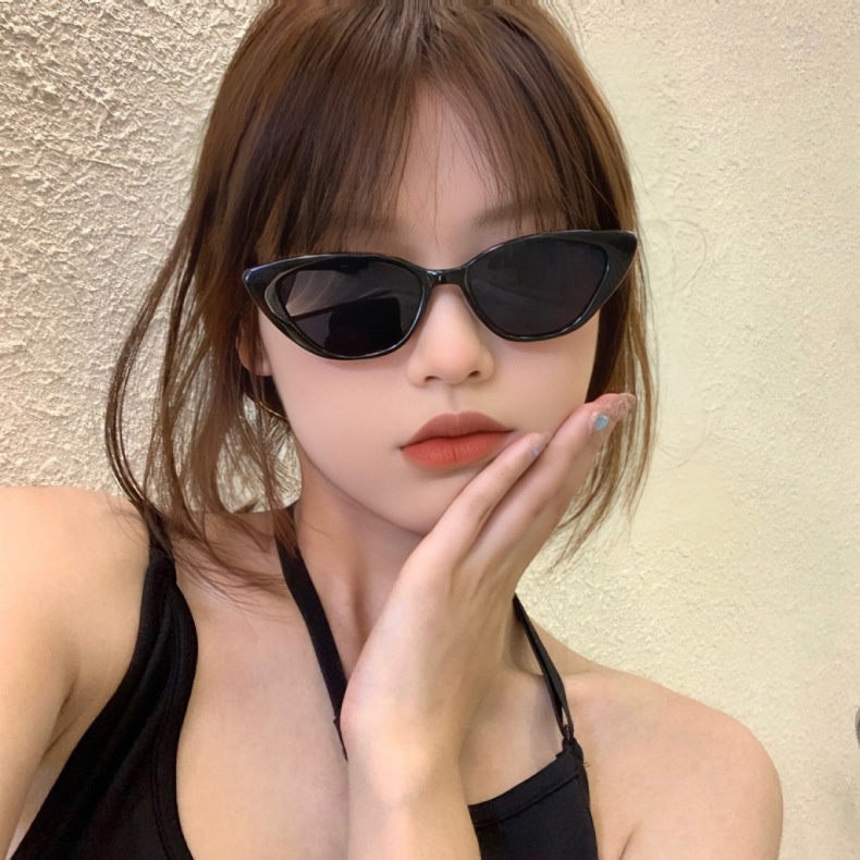 ใหม่ แว่นตากันแดด ทรงตาแมว เลนส์มหาสมุทร ฤดูร้อน สไตล์วินเทจ สําหรับผู้หญิง ผู้ชาย