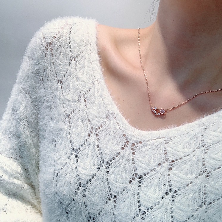※NZJR※ สร้อยคอ โลหะผสม จี้รูปดาว เครื่องประดับแฟชั่นสตรี