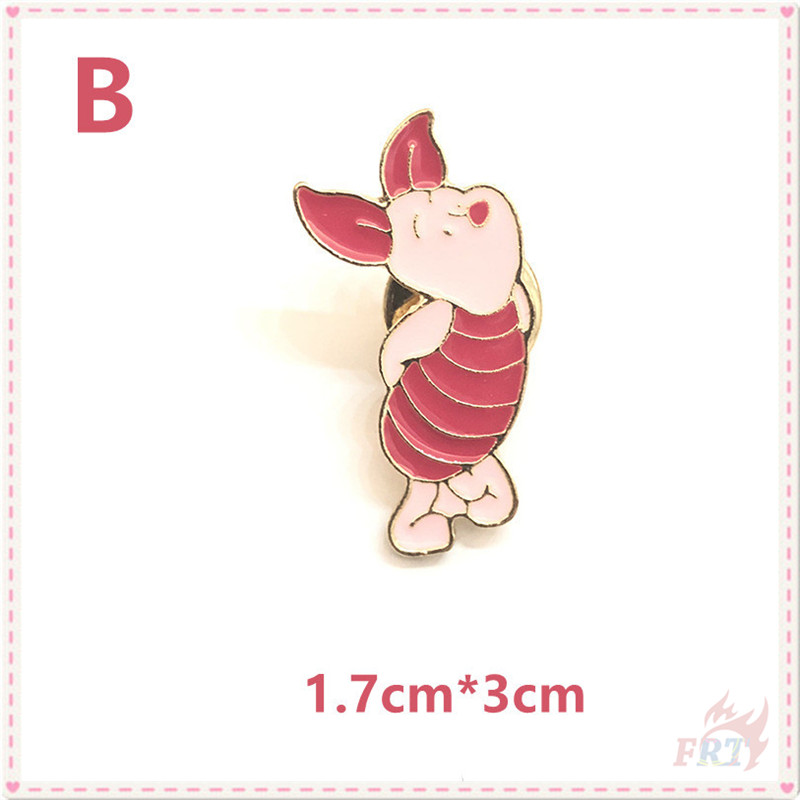 ★ Winnie The Pooh - Pooh Bear & Piglet Brooches ★ 1Pc Cartoon Creative Fashion Doodle Enamel Pins Backpack Button Badge Brooch