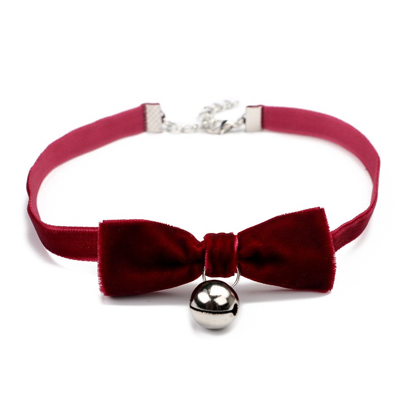 ✨พร้อมส่ง Choker โบว์ กระดิ่ง โชคเกอร์