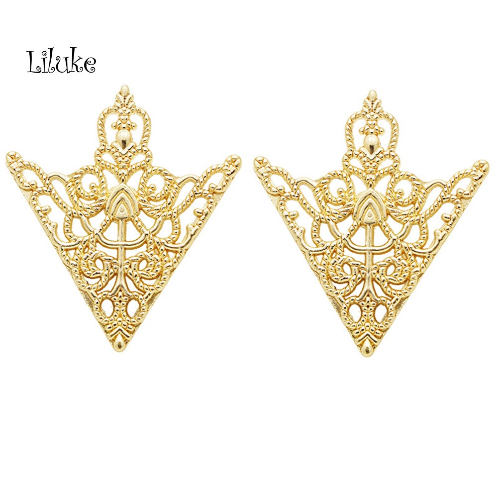 【 LK 】 เข็มกลัดลายเรขาคณิตสำหรับ Unisex 1 คู่