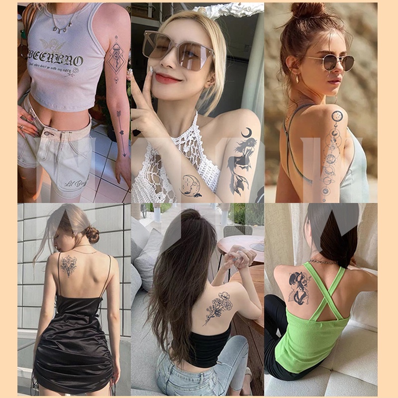 【WOOW MAGIC TATTOO】สติกเกอร์รอยสักชั่วคราว กันน้ํา 15 วัน สําหรับผู้หญิง