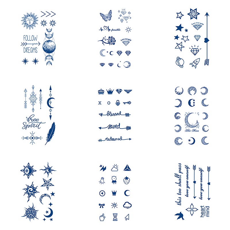 【WOOW MAGIC TATTOO】สติกเกอร์รอยสักชั่วคราว กันน้ํา ติดทนนาน 15 วัน