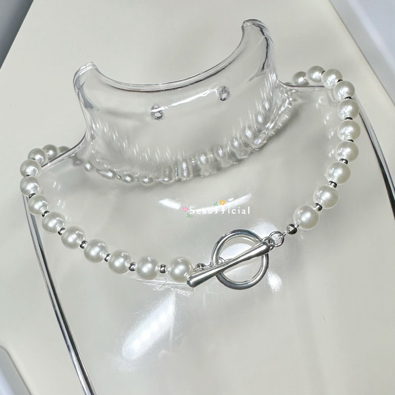 ꒰พร้อมส่ง꒱ ♡ Lux Pearl ⋆୨୧˚ | สร้อยคอมุก สร้อยคอ ใส่ได้สองแบบตะขอแบบไขว้