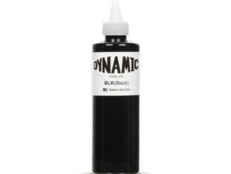 DYNAMIC BLK 8ออนซ์ สีสักสีดำ สีสักแท้ หมึกสักไดนามิค USA tattoo Machine อุปกรณ์สัก