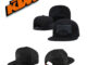 หมวก Caps Snapback พิมพ์ลายสีดําสําหรับขี่รถจักรยานยนต์
