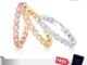 [แถมฟรีกล่องจิวเวอร์รี่] แหวนเพชรเงินแท้ชุบเคลือบทองคำขาว ✨ [ Darin ] Allure Jewelry