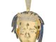 Hip Hop Style Gold Face Pendant Necklace for Men