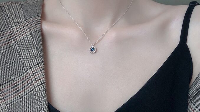 สร้อยคอชุบเงิน 925 เครื่องประดับแฟชั่นสตรี