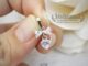 จี้สร้อยคอ ประดับคริสตัลเพชรรูปหัวใจ Heart Shaped ลายโบ Ribbon ขนาดเล็ก เครื่องประดับ สร้อย PD106 ValueJewelry