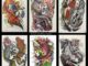 แทททูลายปลา#ปลาคราฟ#ปลาสีขาว-ดำ ✨สวยเหมือนสักจริง✨Tattoo Sticker สติ๊กเกอร์รอยสักปลอมชั่วคราวกันน้ำได้
