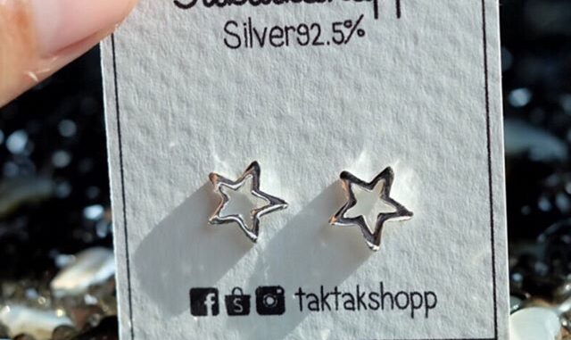 Studs earring silver925