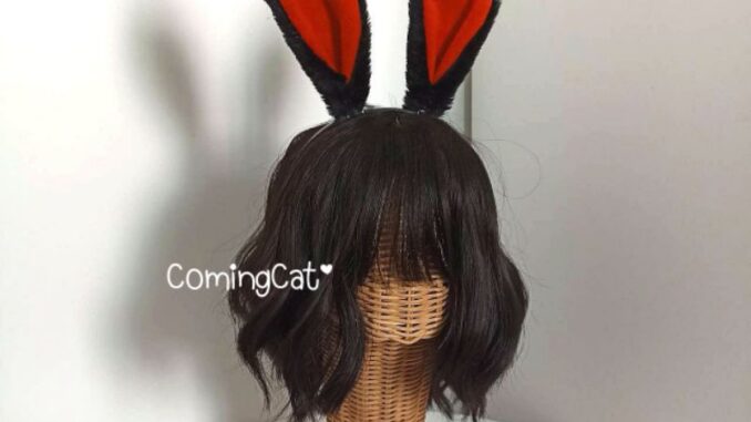 หูกระต่าย ขนฟู [พร้อมส่ง] ปรับงอหูได้