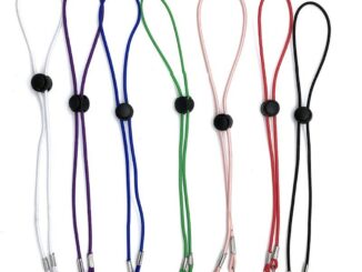 (สั่งขั้นต่ำ 20บาท ) สายคล้องแมส ตะขอเหล็กเส้นกลม (60cm.)