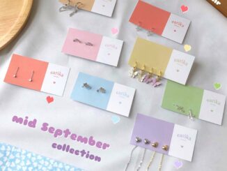 (กรอกโค้ด YAQ6E ลด 60.-) earika.earrings - ต่างหูเงินแท้ S92.5 (เจาะ/หนีบ) เหมาะสำหรับคนแพ้ง่าย-คอลเลคชั่นกลางเดือนกันย