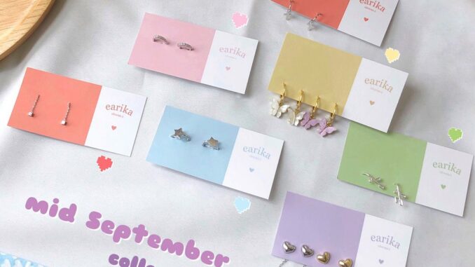 (กรอกโค้ด YAQ6E ลด 60.-) earika.earrings - ต่างหูเงินแท้ S92.5 (เจาะ/หนีบ) เหมาะสำหรับคนแพ้ง่าย-คอลเลคชั่นกลางเดือนกันย