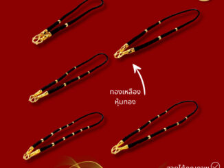 สร้อยกะลาขั้นเม็ดทองหุ้ม สร้อยกะลาตาเดียว 1-5คู่ by สุปราณีเอสอาร์โกลด์