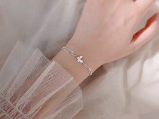 สร้อยมือแฟชั่น สร้อยข้อมือผู้หญิง สร้อยมือเพชรผีเสื้อ สไตล์เกาหลี