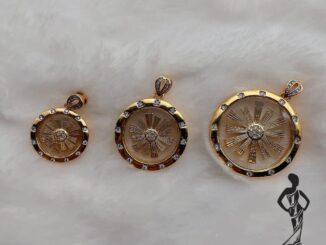 CSJ Jewelry จี้กังหันน้ำชอบกังหันหมุนได้ โชคดี