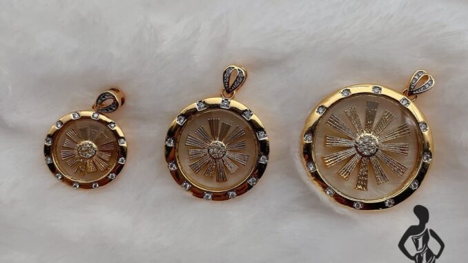 CSJ Jewelry จี้กังหันน้ำชอบกังหันหมุนได้ โชคดี