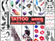 แทททู 4ใบ99฿ ปีก ขนนก รอยสักชั่วคราว tattoo