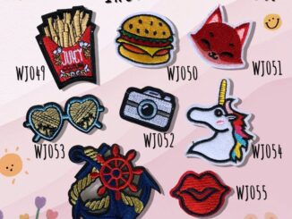 DIY Iron on Patches Embroidery ตัวรีดติดเสื้อ  อาร์ม เย็บติด หมวก กระเป๋า รองเท้า ปะเสื้อผ้า งานปัก อุปกรณ์งานฝีมือ