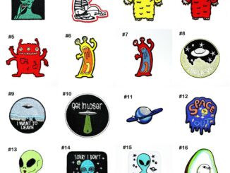 ตัวรีดเอเลี่ยน อวกาศ Alien UFO Space Patch งานปัก DIY wop ตัวรีดติดเสื้อ กางเกง ตัวรีด อาร์ม ลาย เอเลี่ยน การ์ตูน สวย สี